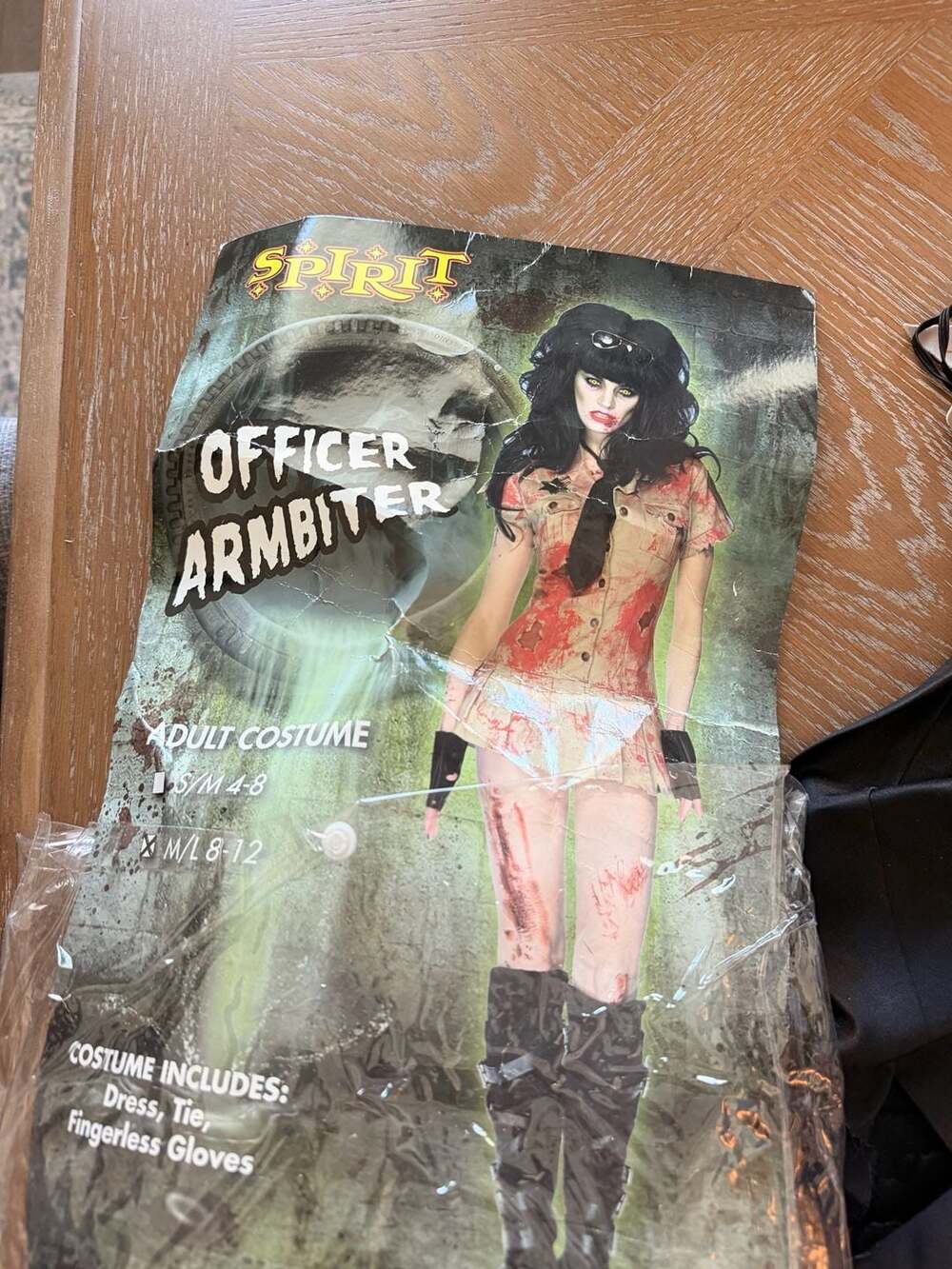 Spirit Halloween Officer Armbiter Costume Large Zombie Police